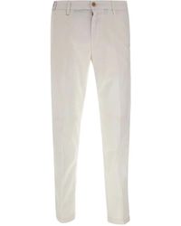 Re-hash - Pantalones Chinos Con Botones Del Logo - Lyst