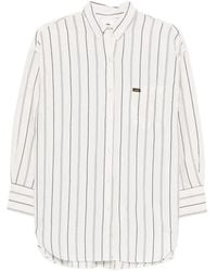 Lois - Striped Pocket Shirt - Lyst