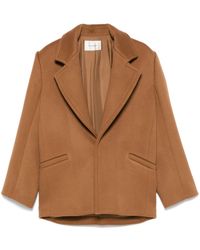 Saint Laurent - Wollen Jas - Lyst