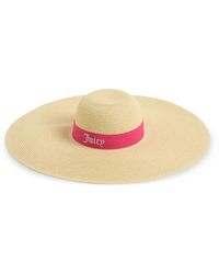 Juicy Couture - Logo-Embellished Floppy Hat - Lyst