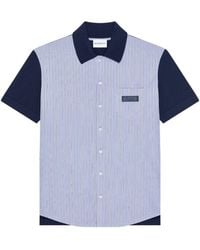Givenchy - Camisa A Rayas Con Motivo Paris En Grosgrain - Lyst