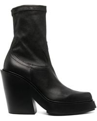 Vic Matié - Block-heel 115mm Pointed-toe Boots - Lyst