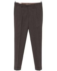 Briglia 1949 - Pleated Turned-Up Trousers - Lyst