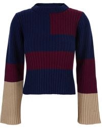 ..,merci - Ribbed-Design Long-Sleeved Sweater - Lyst