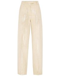 Brunello Cucinelli - Belt-Loop Trousers - Lyst