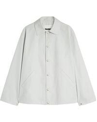 Jil Sander - Chaqueta Con Logo Estampado - Lyst