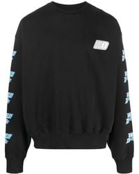 we11done - Sweatshirt Mit Logo-Print - Lyst