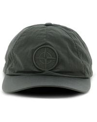 Stone Island - Baseballkappe mit Logo-Patch - Lyst