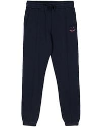 PS by Paul Smith - Logo-embroidered Organic Cotton Track Pants - Lyst