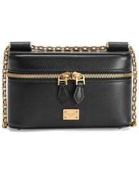 Dolce & Gabbana - Schwarze Schultertasche Mit Kette - Lyst