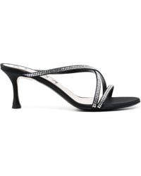 N°21 - 70mm Crossover Strap Sandals - Lyst