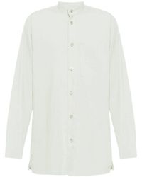 Homme Plissé Issey Miyake - Pl Ramie Hemd Mit Gefalteter Passe - Lyst