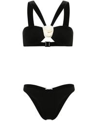 LaRevêche - Sahar Floral-Appliqué Bikini - Lyst
