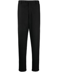 Emporio Armani - Straight-leg Wool Tailored Trousers - Lyst