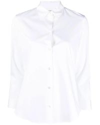 The Row - Blouse Met Cropped Mouwen - Lyst