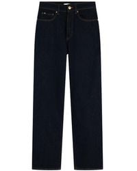 Tommy Hilfiger - Logo-Patch Straight-Leg Jeans - Lyst