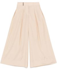 Peserico - Pleated Palazzo Pants - Lyst