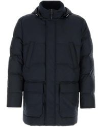 Canali - Hooded Padded Jacket - Lyst