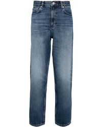 A.P.C. - Vaqueros Rectos Con Efecto Lavado - Lyst
