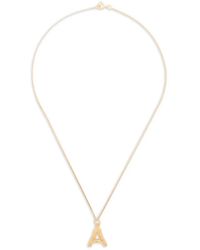Completedworks - A-Initial Charm Necklace - Lyst