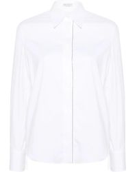 Brunello Cucinelli - Camicia con perline - Lyst