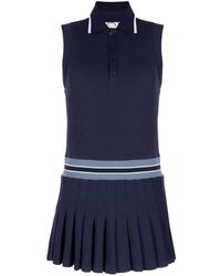 The Upside - Pleated-detail Polo-collar Dress - Lyst