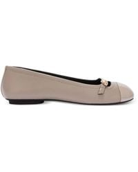 Furla - Mary Jane Sfera-Detail Ballet Flats - Lyst