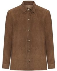 Salvatore Santoro - Button Leather Jacket - Lyst