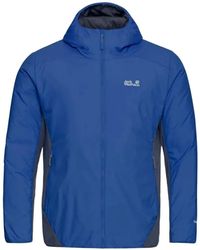 Jack Wolfskin - Trail Light Hybrid Hooded Jacket - Lyst