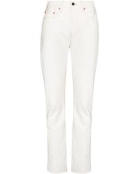 Wardrobe NYC - High-waisted Straight-leg Jeans - Lyst