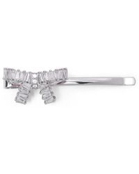 Maje - Rhinestone Bow Barrette - Lyst