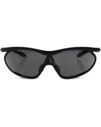 EA7 - Geometric-Frame Sunglasses - Lyst