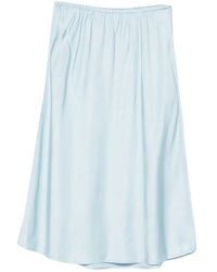 Vince - Midi-Rok Met Elastische Tailleband - Lyst