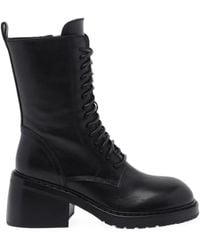Ann Demeulemeester - Heike Lace-Up Ankle Boots - Lyst