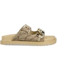 Guess - Chain Link-Detail Sandals - Lyst