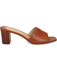 Ralph Lauren - Everley Embossed Sandals - Lyst