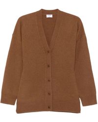 Filippa K - Hourglass Felted V-Neck Button-Up Cardigan - Lyst
