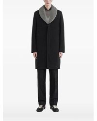 Maison Margiela - Manteau À Col En Peau Lainée - Lyst