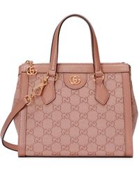 Gucci Handtasche aus GG Canvas - Pink