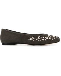 GIMAGUAS - Canvas Ballerina's Verfraaid Met Studs - Lyst