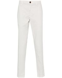 BOGGI - Logo-embroidered Tapered Trousers - Lyst