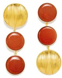 D'Estree - Sonia Double-Stone Earrings - Lyst