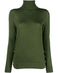 MICHAEL Michael Kors - Logo Buttons Turtleneck Sweater Sweater, Cardigans - Lyst