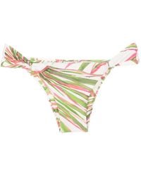 Lenny Niemeyer - Abstract-Pattern Print Bikini Bottoms - Lyst