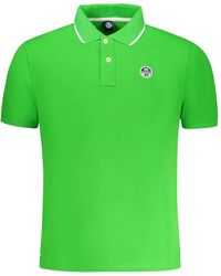 North Sails - Logo-Patch Piqué Polo Shirt - Lyst