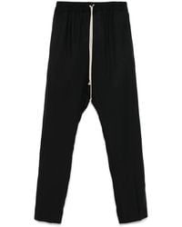 Rick Owens - Drawstring Slim Long Broek - Lyst