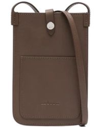 Kiton - Leather Cross Body Bag - Lyst
