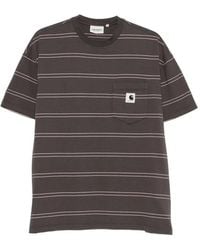 Carhartt - Striped Pocket T-Shirt - Lyst