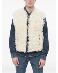 DSquared² - Fur-Trimmed Denim Jacket - Lyst