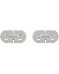 Ferragamo - Double Gancini Cufflinks - Lyst
